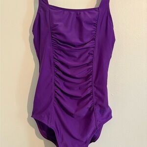 Purple Roots One Piece Swimsuit